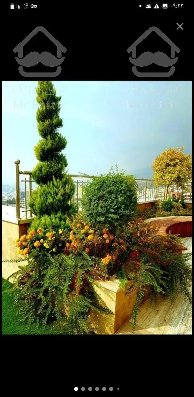 ۸۵متر اپارتمان. برج .مبله نو.ازگل گلستان سوم۵۰۰/۱۷