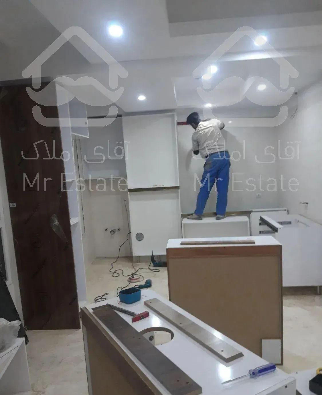 رهن آپارتمان نوساز تک واحدی طبقه دوم