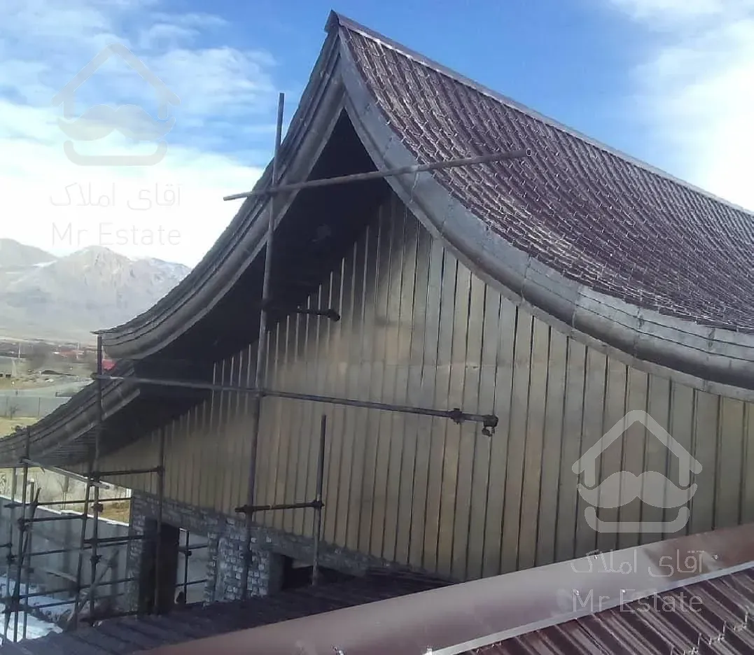 اجرای شیروانی آردواز سردرب سردری آلاچیق .پوشش سقف