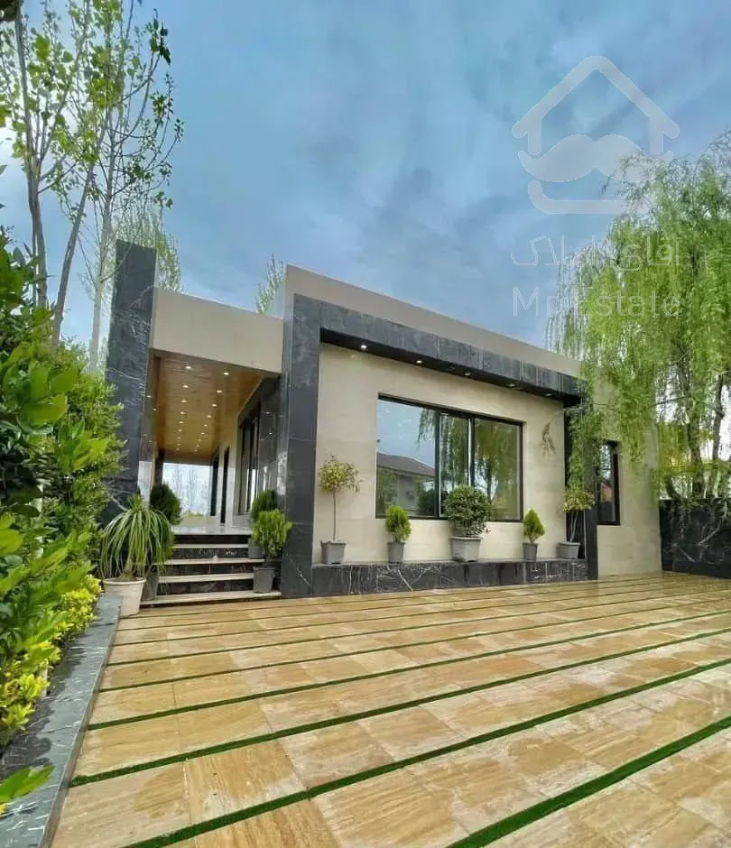 باغچه مدرن۱۸۰زمین/جاده جنگلی/۸۵بنا/دوخوابه/سندار