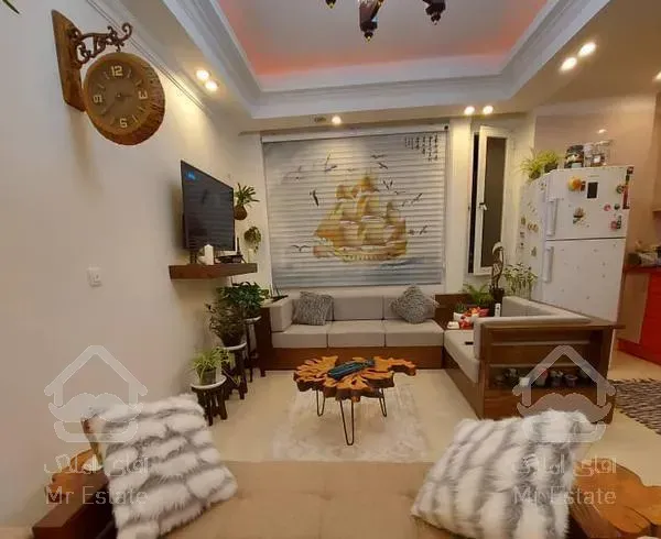 55متری غرق نور طبقه ۴+بالکن و مسترروم نیاوران