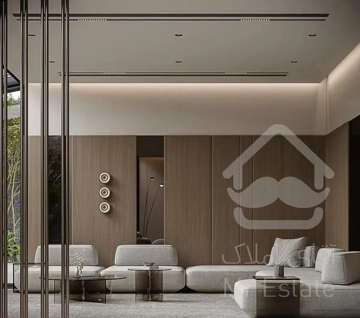 ۳۷۰ متر اپارتمان مدرن تراس قابل چیدمان ویو۳۶۰ درجه