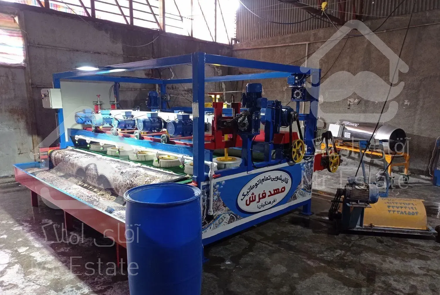 قالیشویی تمام اتوماتیک فرهنگیان مهدفرش