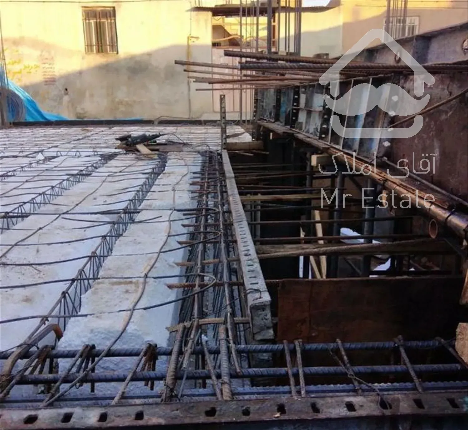 اجرای سقف استخر فونداسیون اسکلت بتنی فلزی دیوار