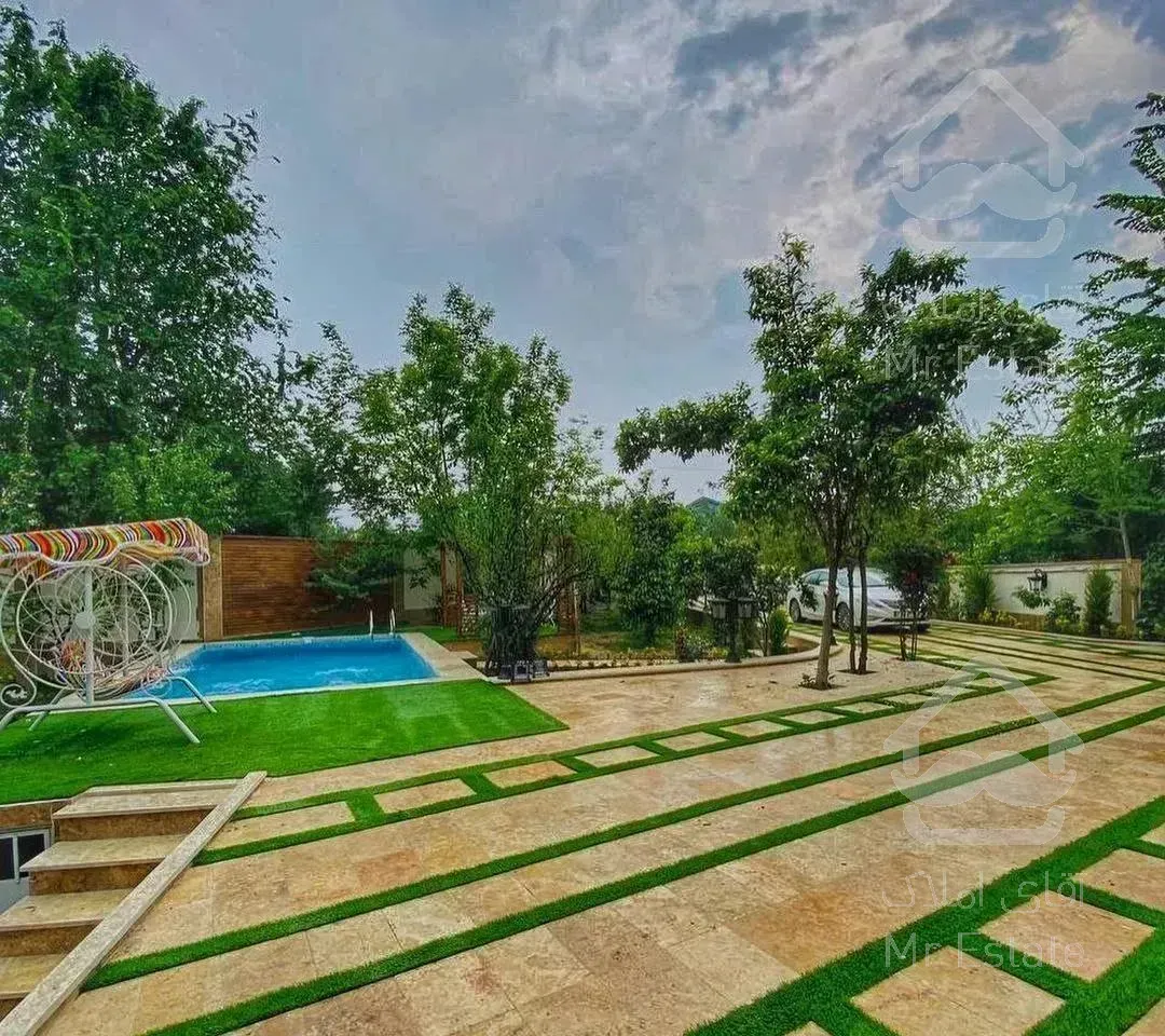 ویلا باغ 1000 متری مبله استخر دار نزدیک به دریاچه