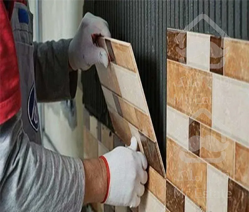 کاشی کاری،سنگ کاری،سرامیک،نما