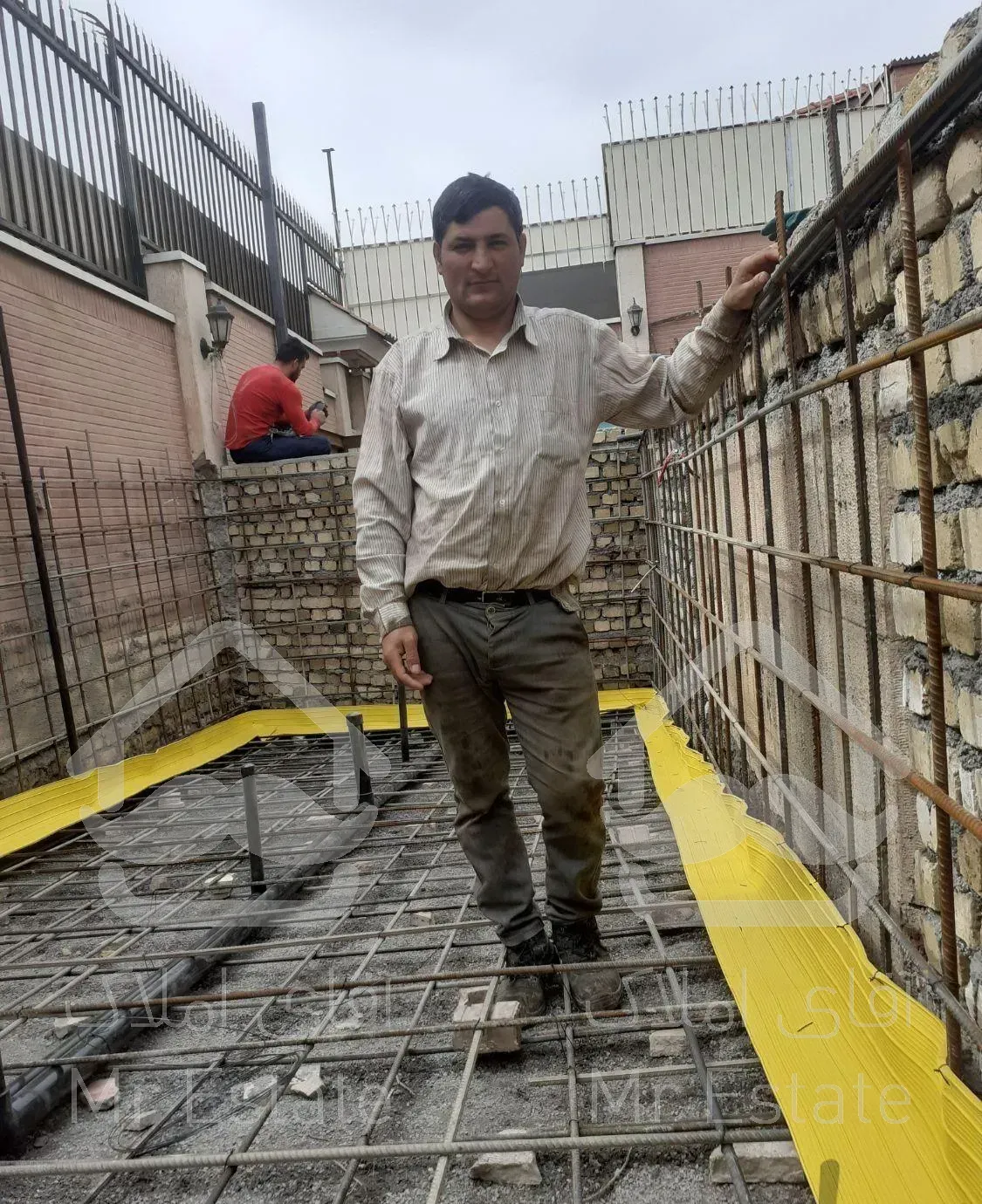 ساخت استخر آرماتور بندی