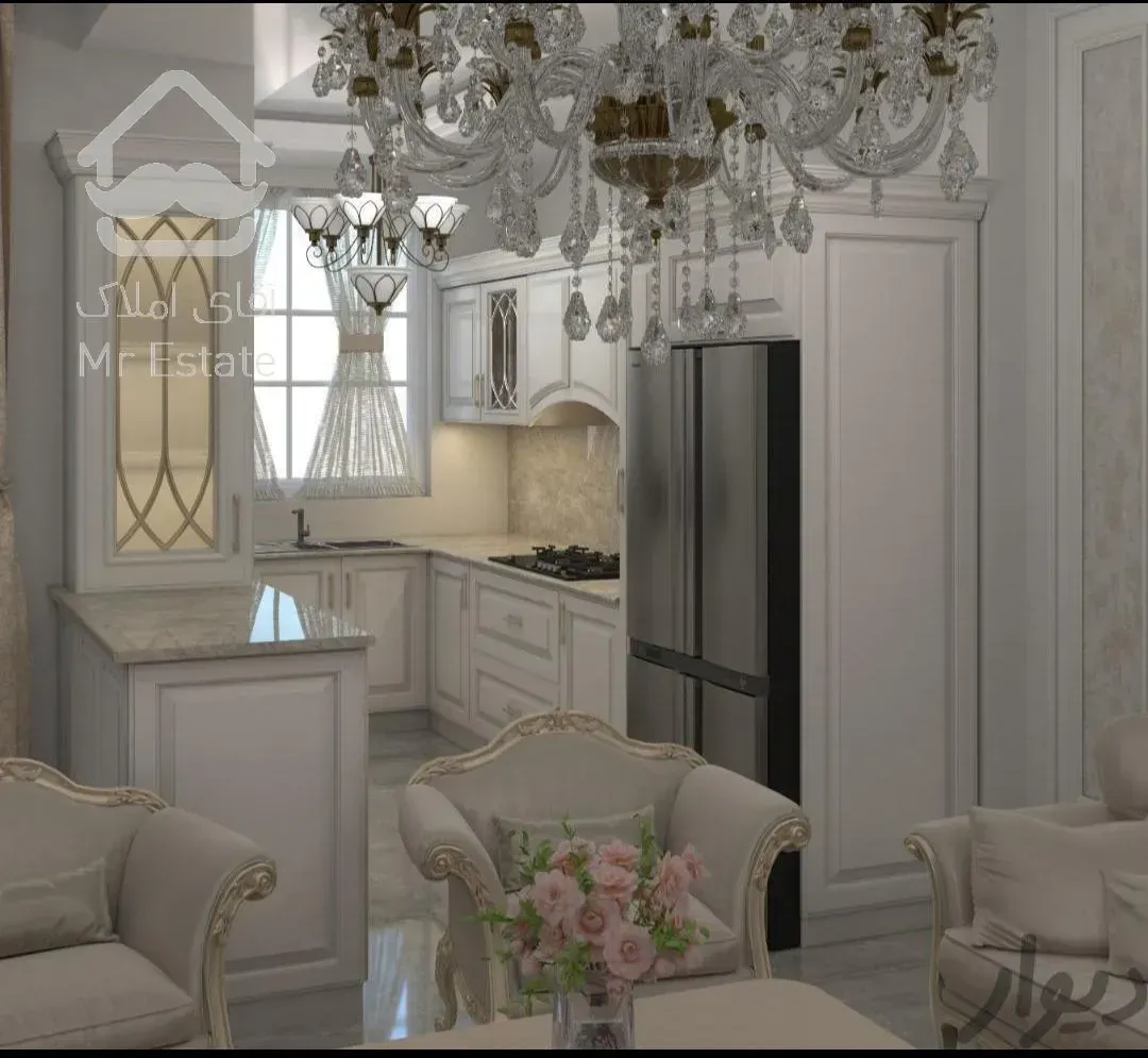 ۱۲۸متر دوخواب نوساز کلید نخورده