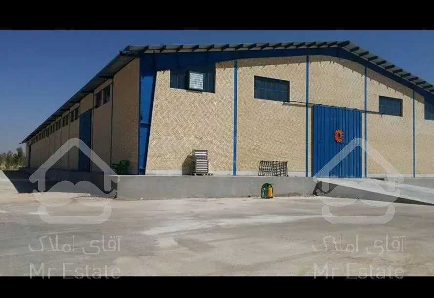 ملک صنعتی ۱۰هزار متری، ۱۲۰۰ متر سوله و دفتر اداری