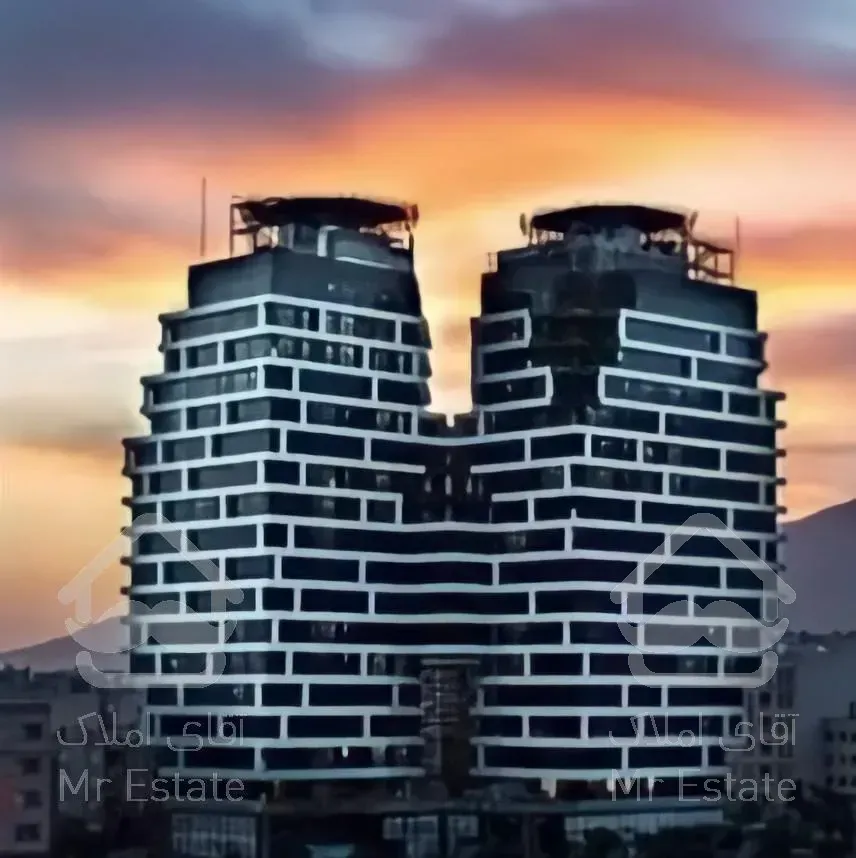 ۲۴۰ متر همراه سه تراس ۱۲ متری برج دوقلوی میکا