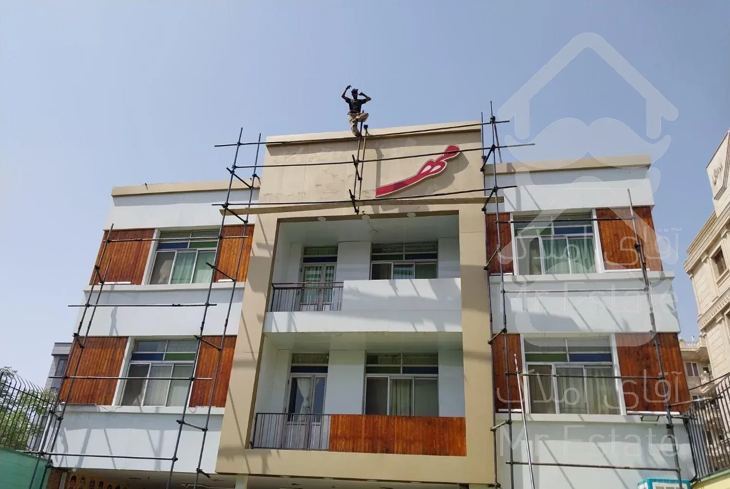 داربست نما تابلو استاد کار متری بندی