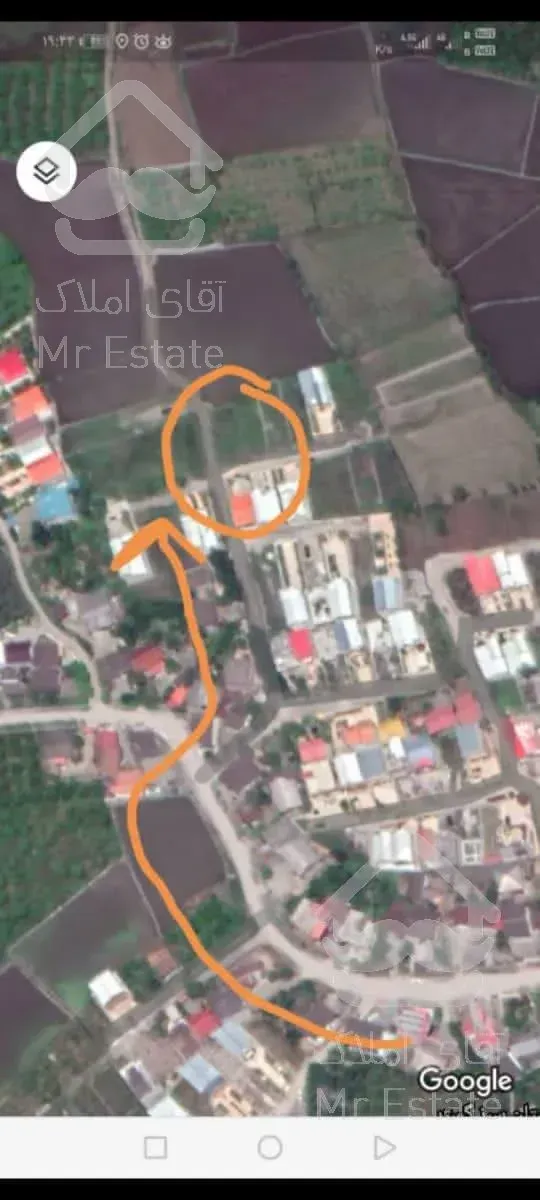 زمین ۲۳۰متری چسبیده به بافت