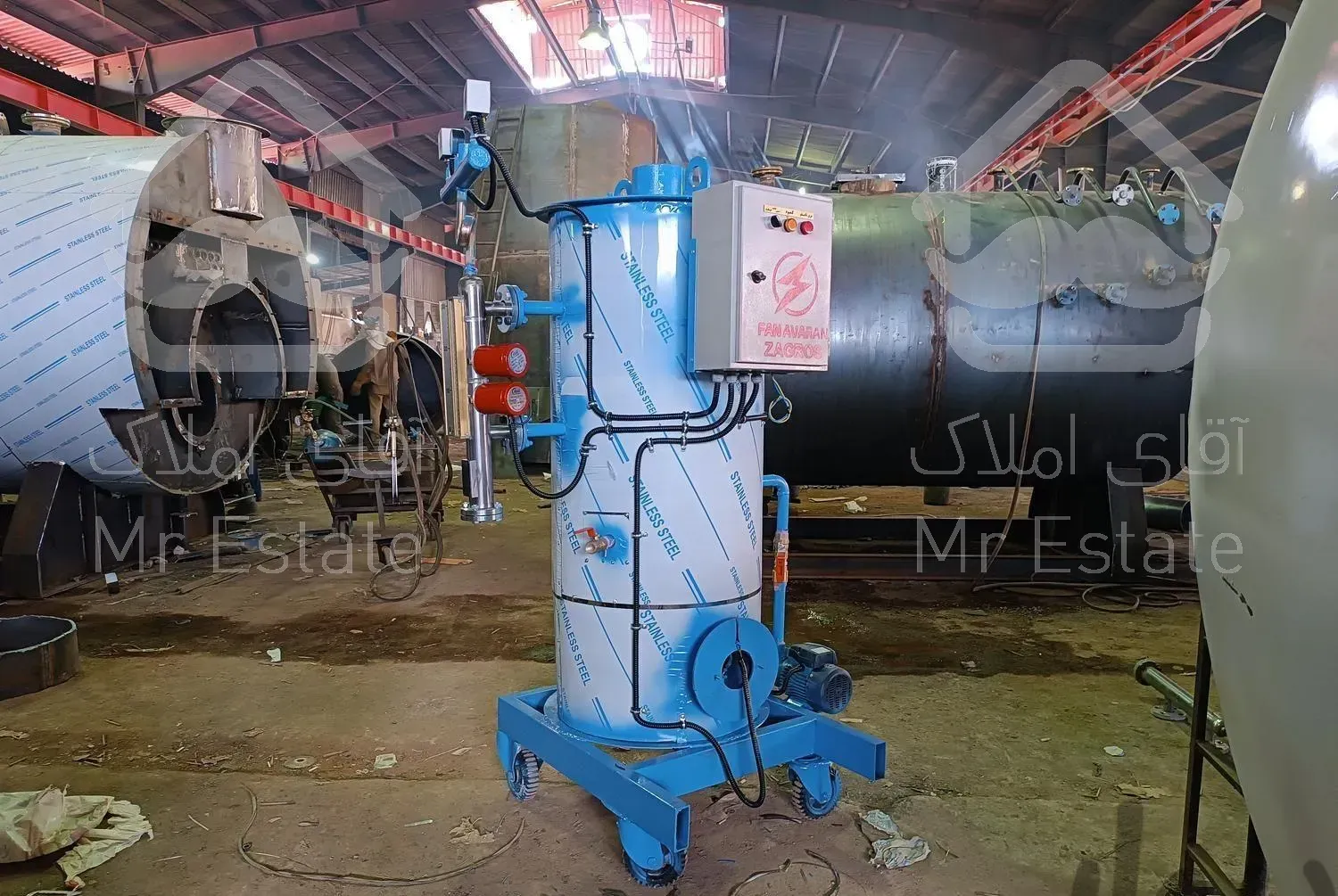 بویلر شستشو دیگ بخار شوی کارواش خدمات استیم شویی
