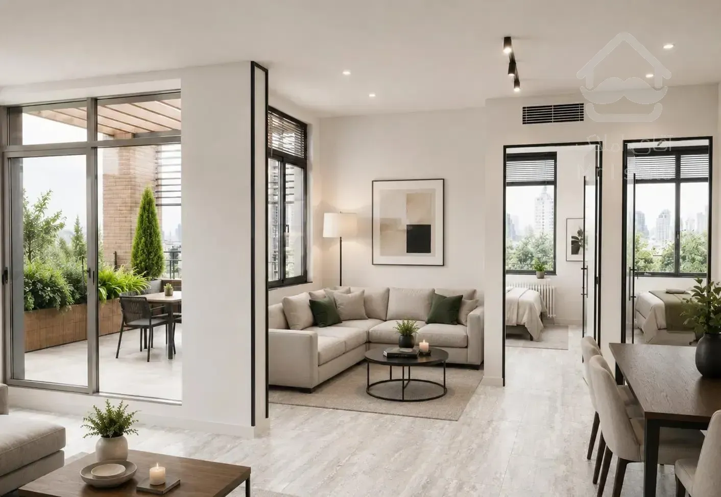 اجاره فوری واحد ۱۰۵متری قیمت استثنایی / سعادت آباد