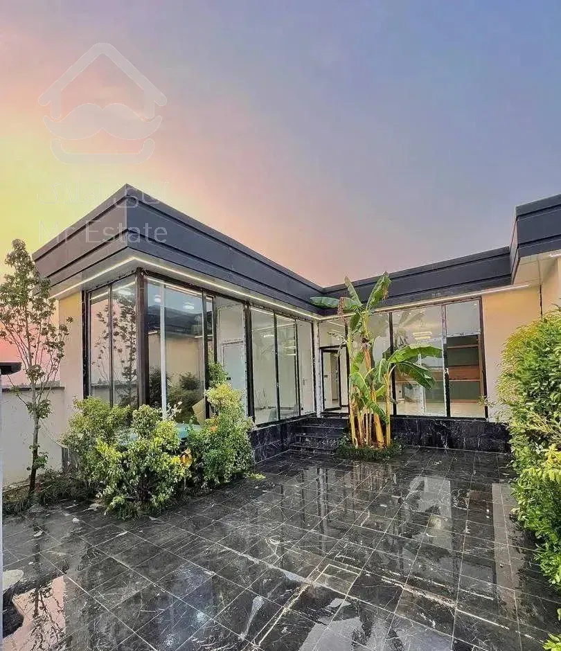 ویلا باغچه مدرن نوساز شهرکی سند تک‌برگ