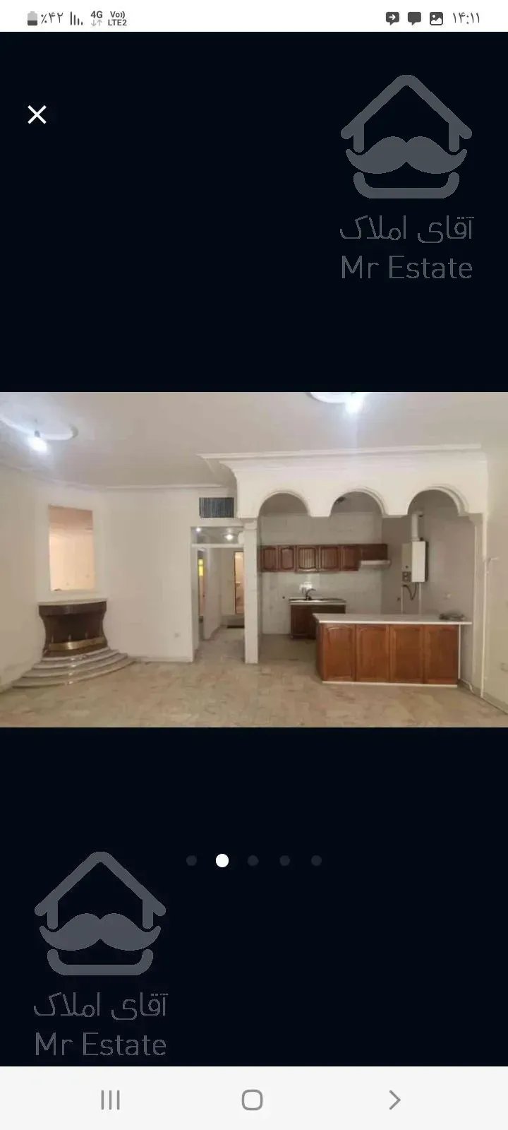 آپارتمان ۹۳ متری دو خواب طبقه دوم