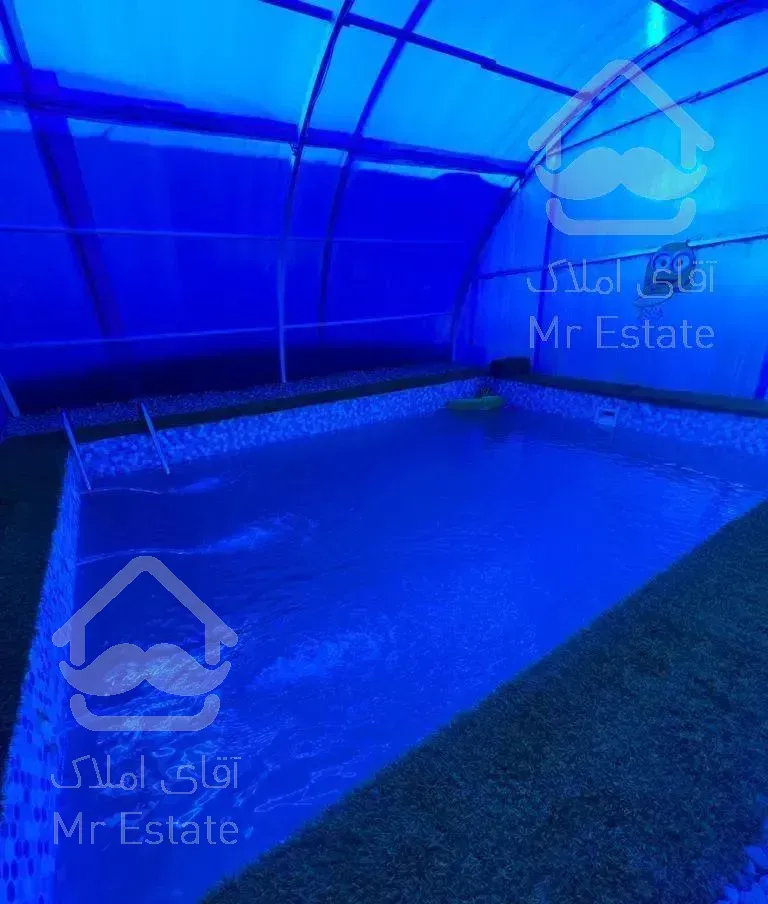 باغ ویلا با استخر آبگرم سرپوشیده