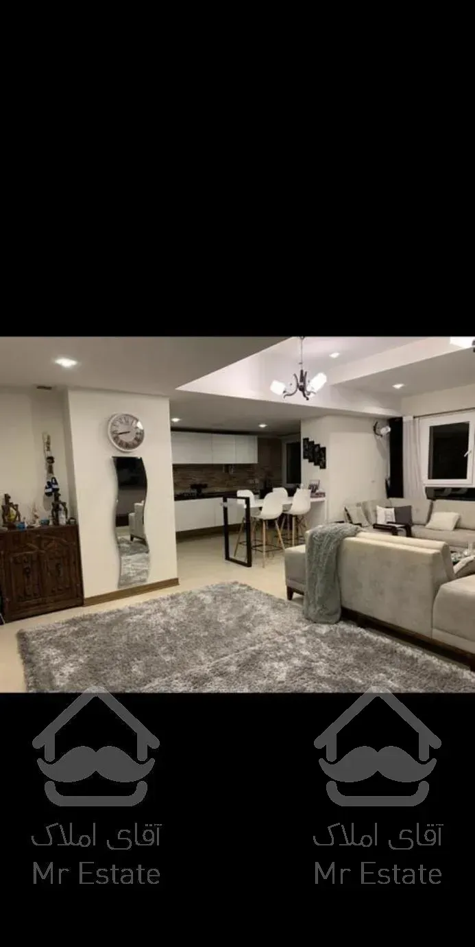 ١٠٥ مترى مبله با تمام وسایل کامل