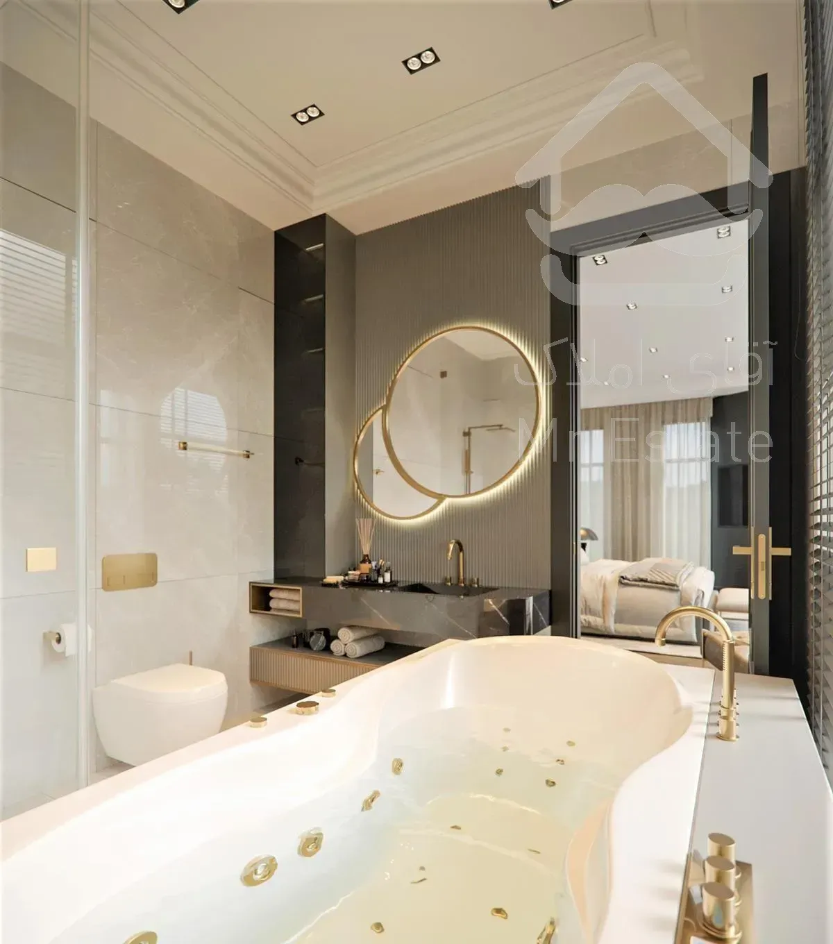 فرمانیه سنبل325م/30م/بالکن برج ویو