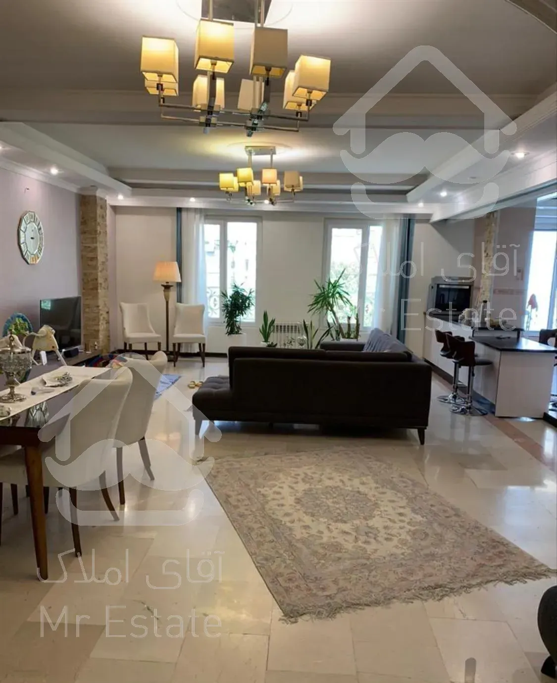 آپارتمان ۱۱۰ متری-پرده خور -تک واحدی- ویو ابدی