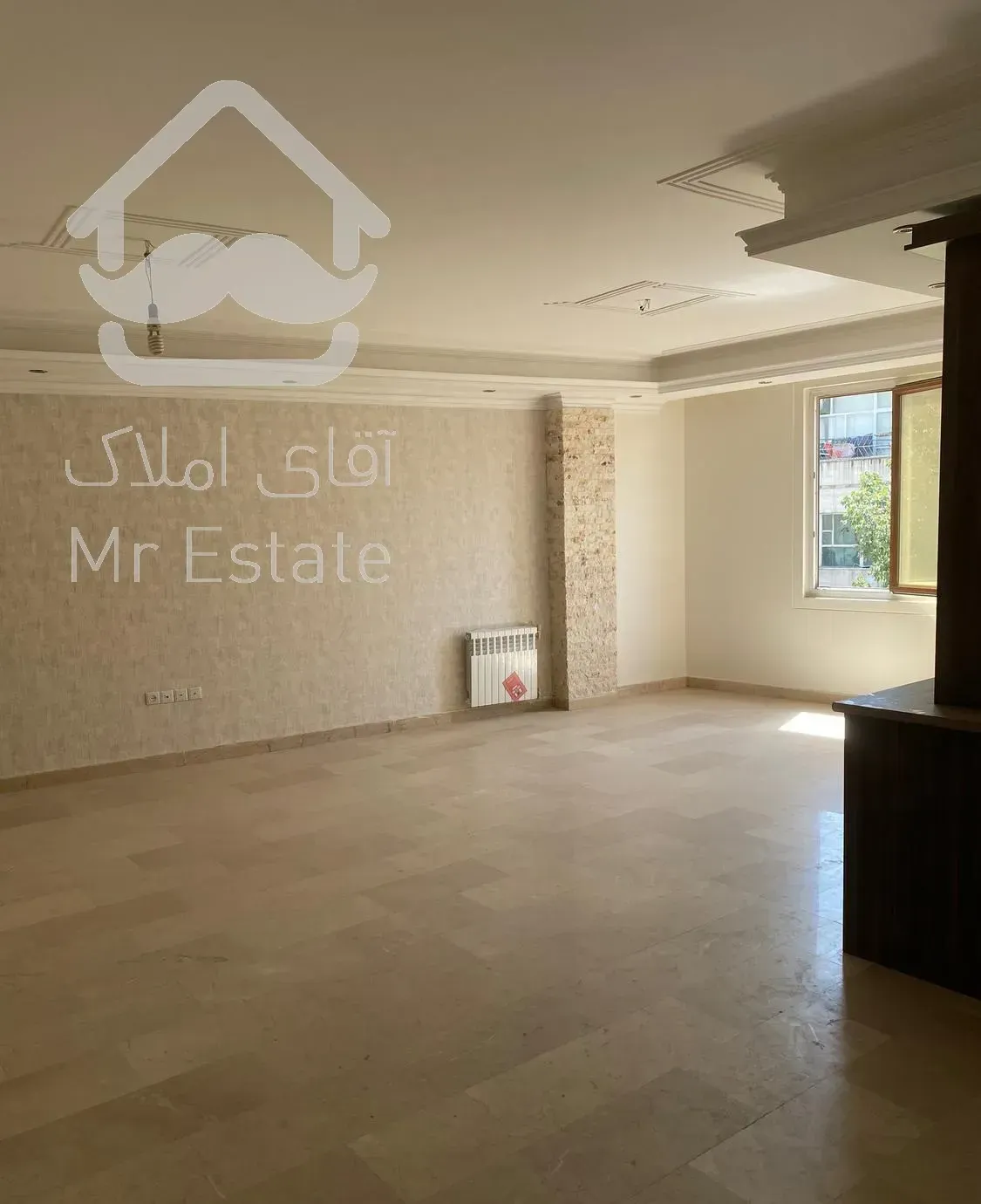 120 متری دو خواب با متریال