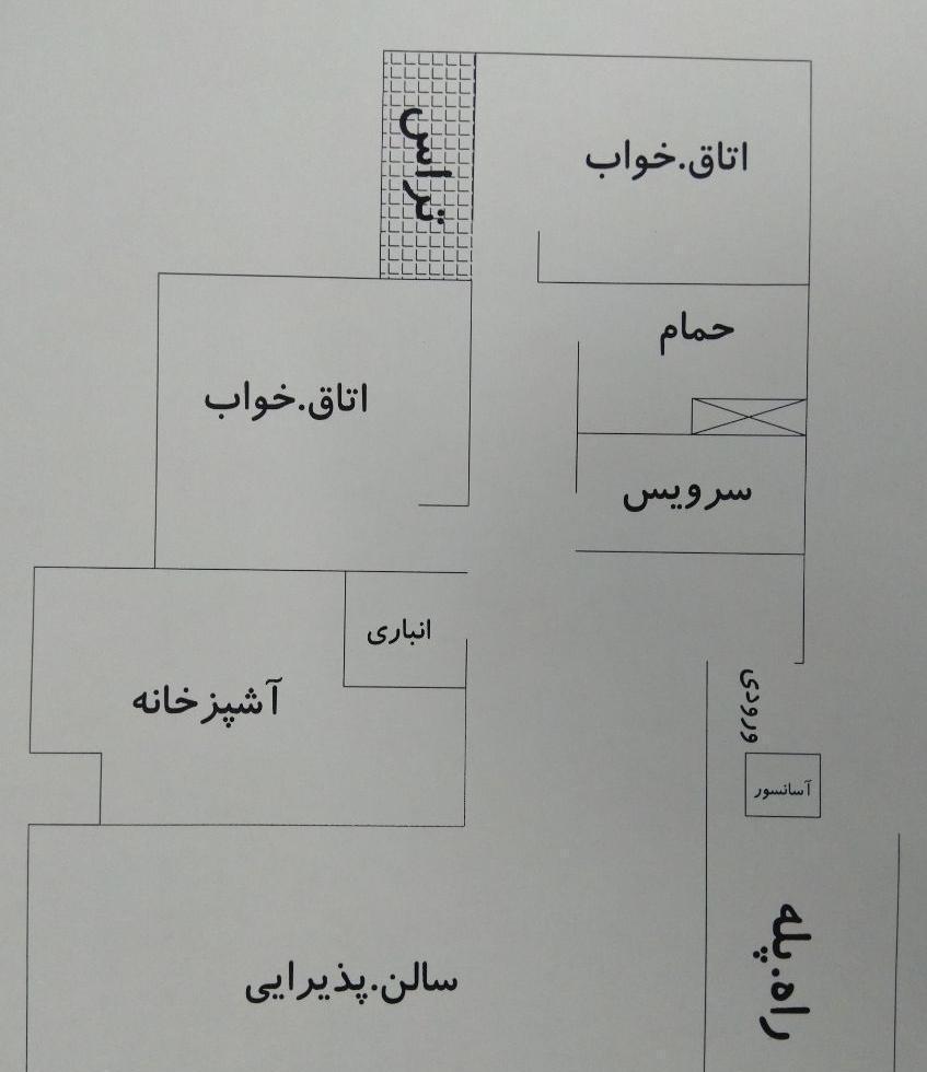 آپارتمان ۱۰۵ متر در فاز ۸ پردیس