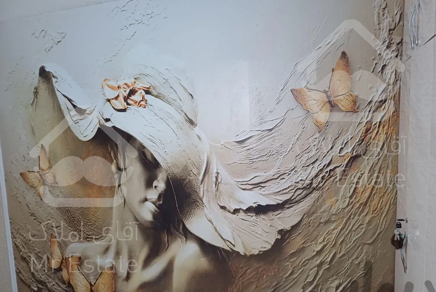 کاغذدیواری پوستر  ایینه کناف نقاشی ساختمان وکناف