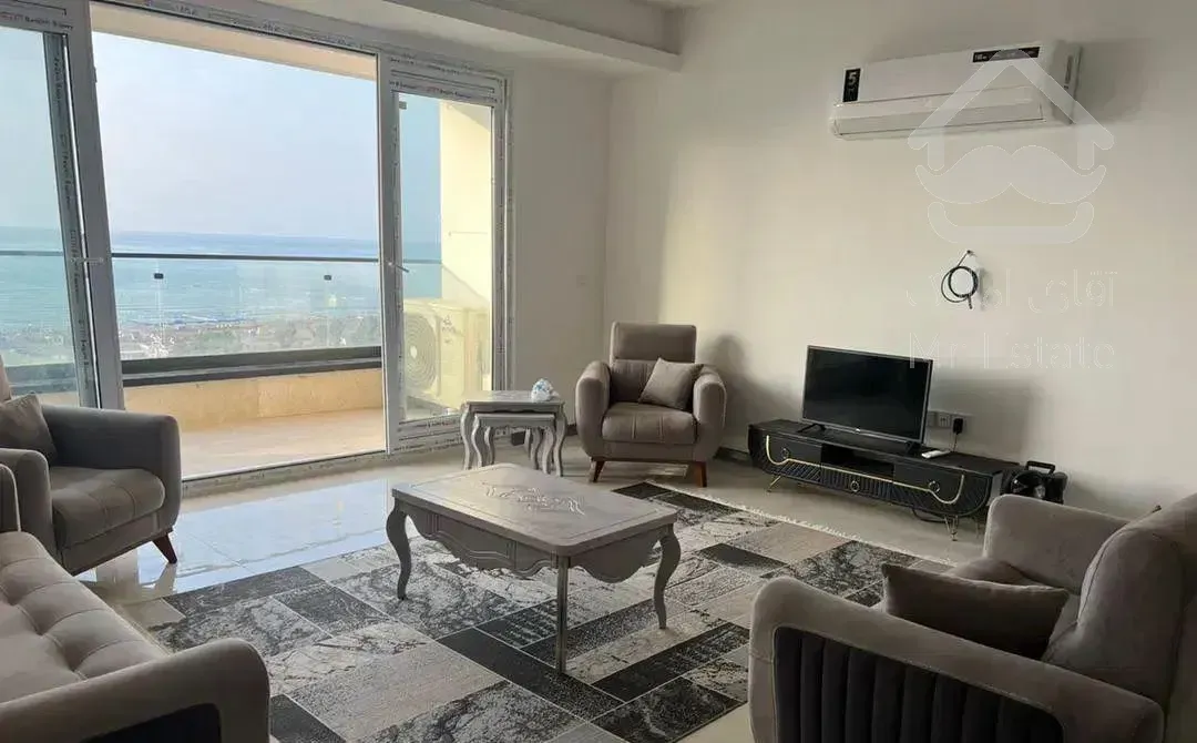 اجاره آپارتمان ۱۲۰ متری مبله ویو کامل دریا