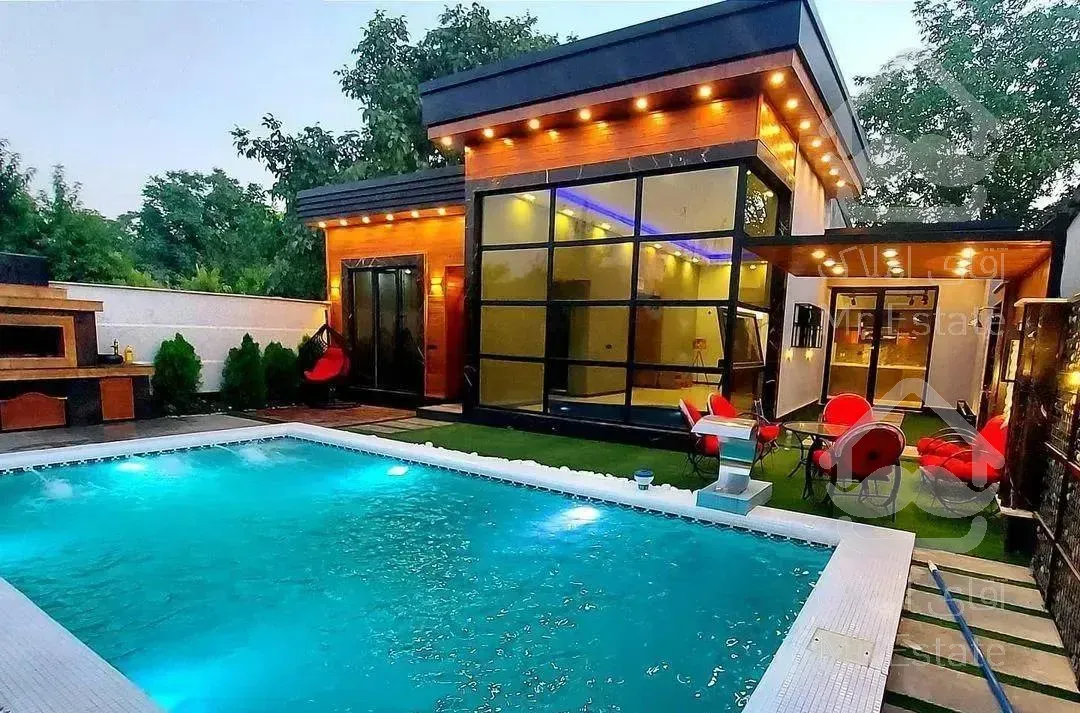 ویلا استخردار 410 متری نما مدرن/شهرکی/ویو جنگل