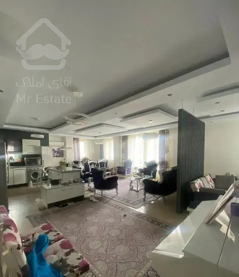 آپارتمان ۱۰۰ متری سندتگ برگ ویو ابدی سالن پرده خور