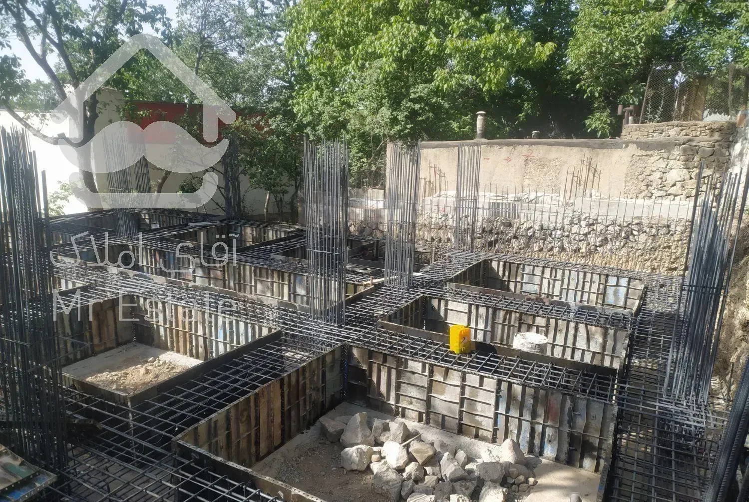 اجرای سقف-فونداسیون-ارماتوربندی-میلگردتیرچه-استخر