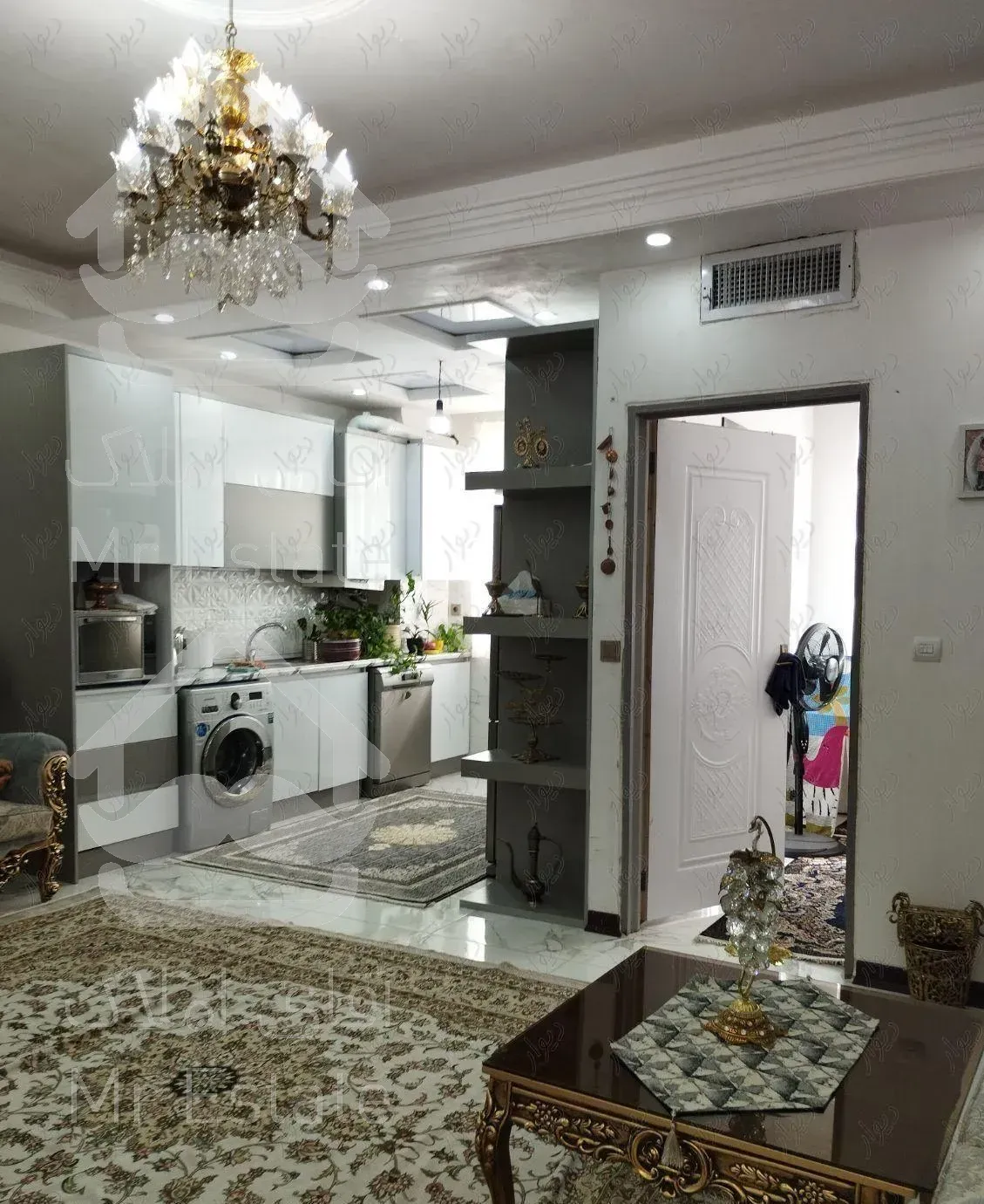 آپارتمان ۶۸متر ۲خواب ط اول دو واحد