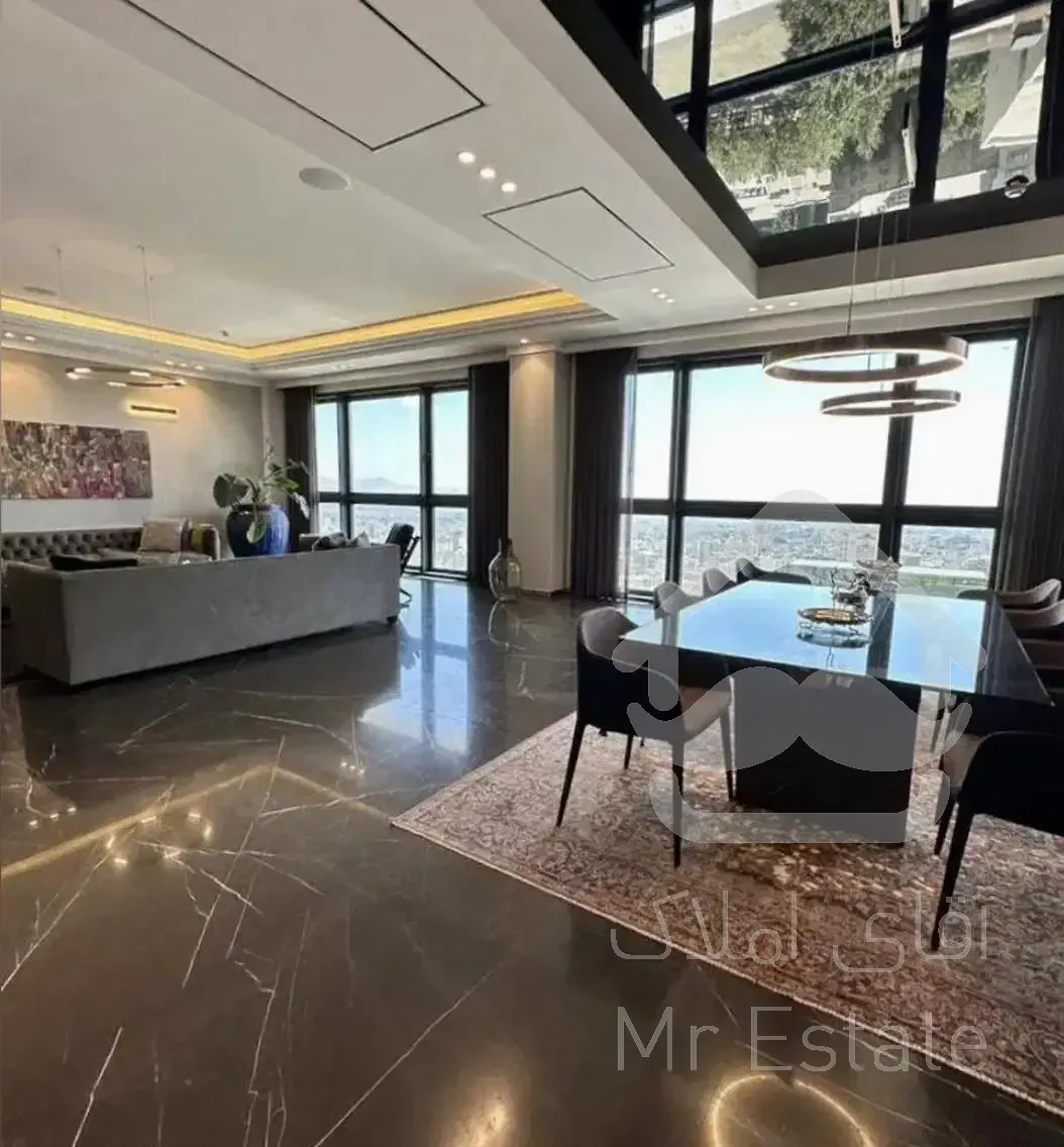 ۱۹۵متر طبقه۱۰ ویو ابدی تهران فول مشاعات منظریه