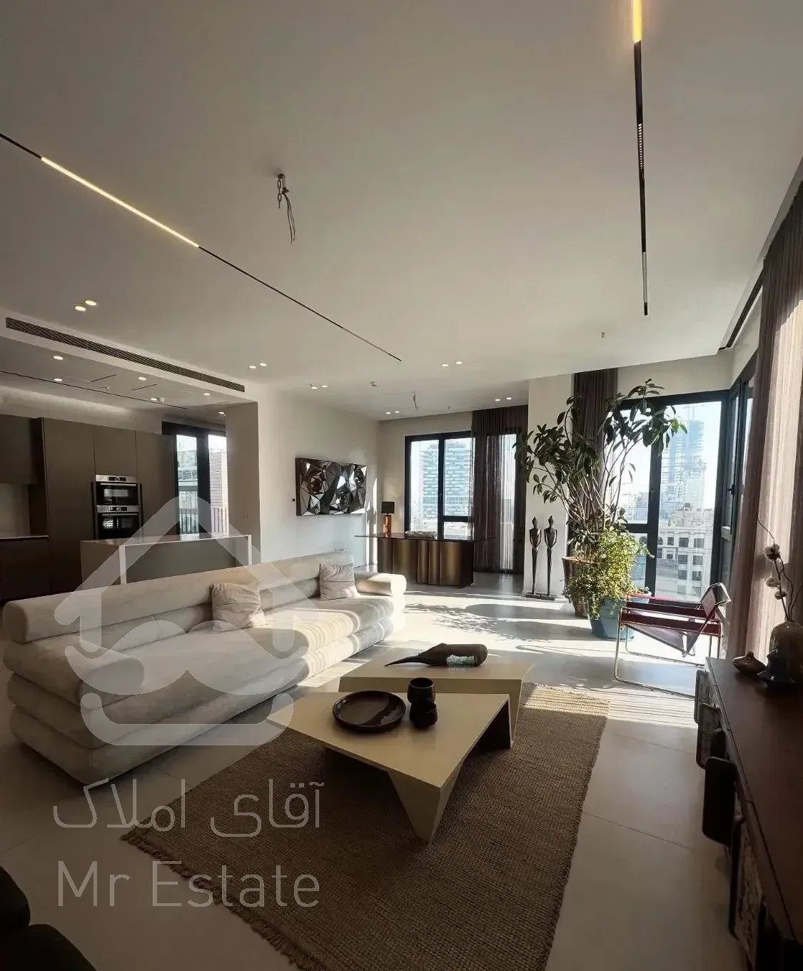 قیطریه ۱۱۰متر ۲خواب مستر مدرن غرق نور