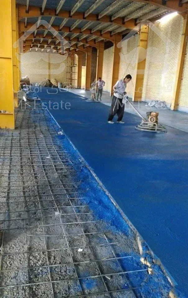 بتن ریزی کف با ماله پروانه ا