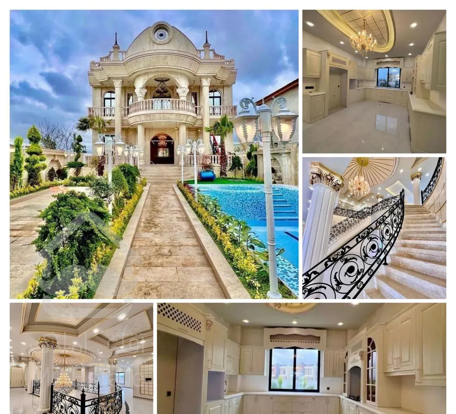 کاخ سفید مهندسی ساز+فول هوشمند+با اسانسور+سندار