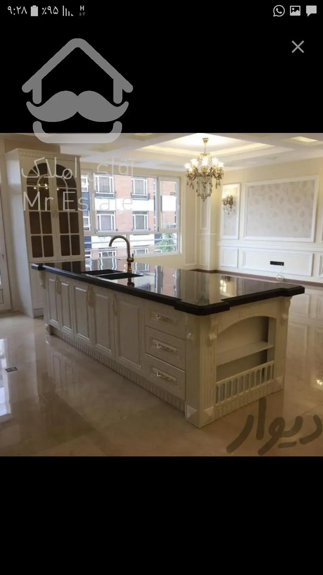 ۱۰۰متر/۲خواب/ویو ابدی بینظیر در شهرک نفت