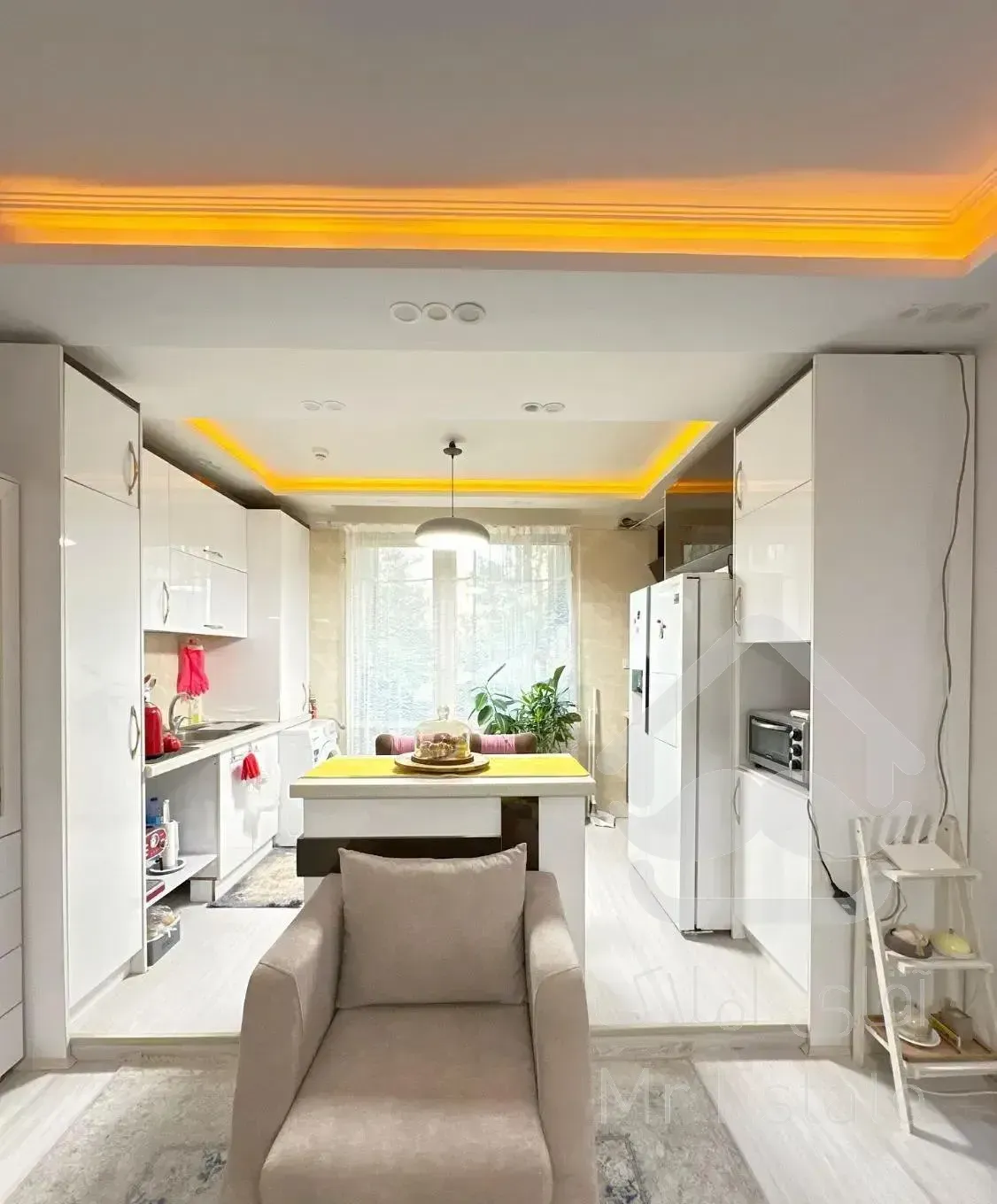 ۵۹ متر ، تک خواب فول امکانات تراورتن