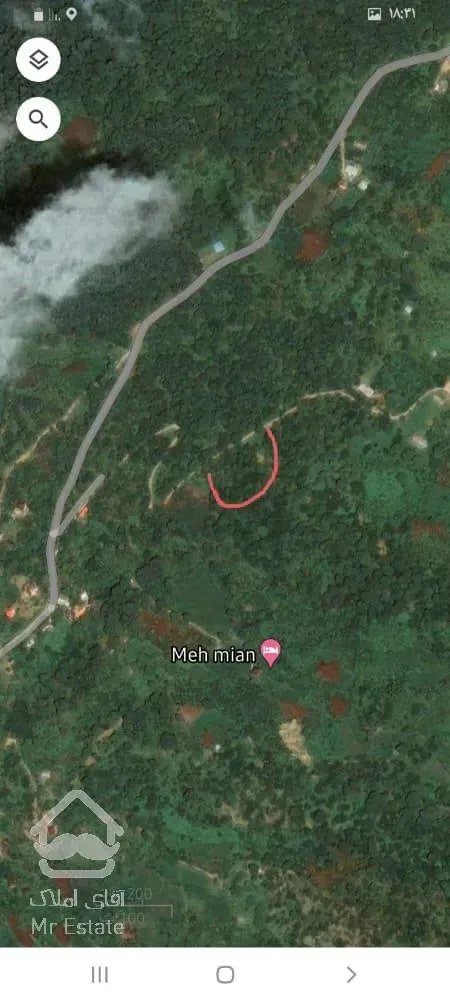 باغ با درخت میوه،با موقعیت آب و‌هوایی بسیار عالی