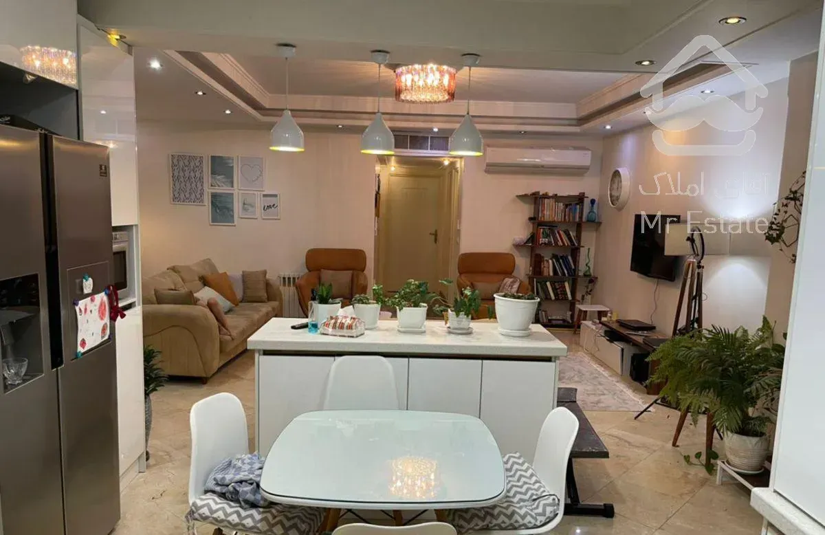 ۹۰متر دو خواب دیزاین جنت آباد جنوبی