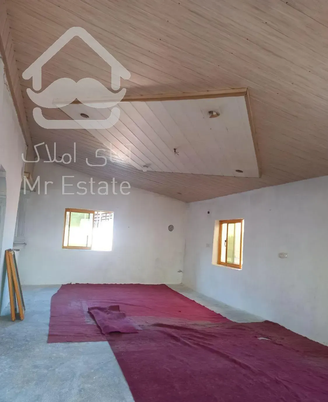 ۸۰متری طبقه اول روستایی تراس روبه شالیزار کولر