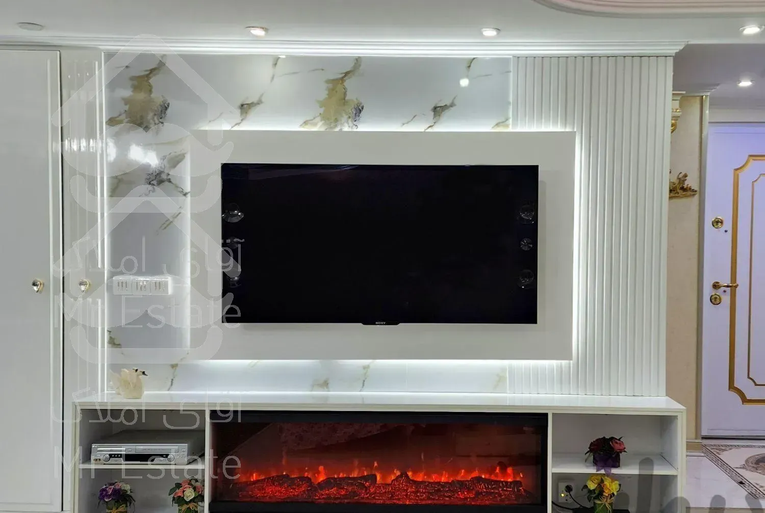 طراحی و اجرای تیوی وال ترمووال ماربل شیت  بازسازی