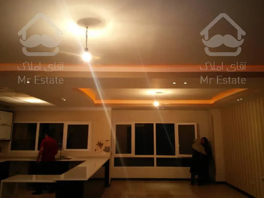 رهن آپارتمان ۱۳۸ متری ۳ خواب سعادت اباد خوش نقشه