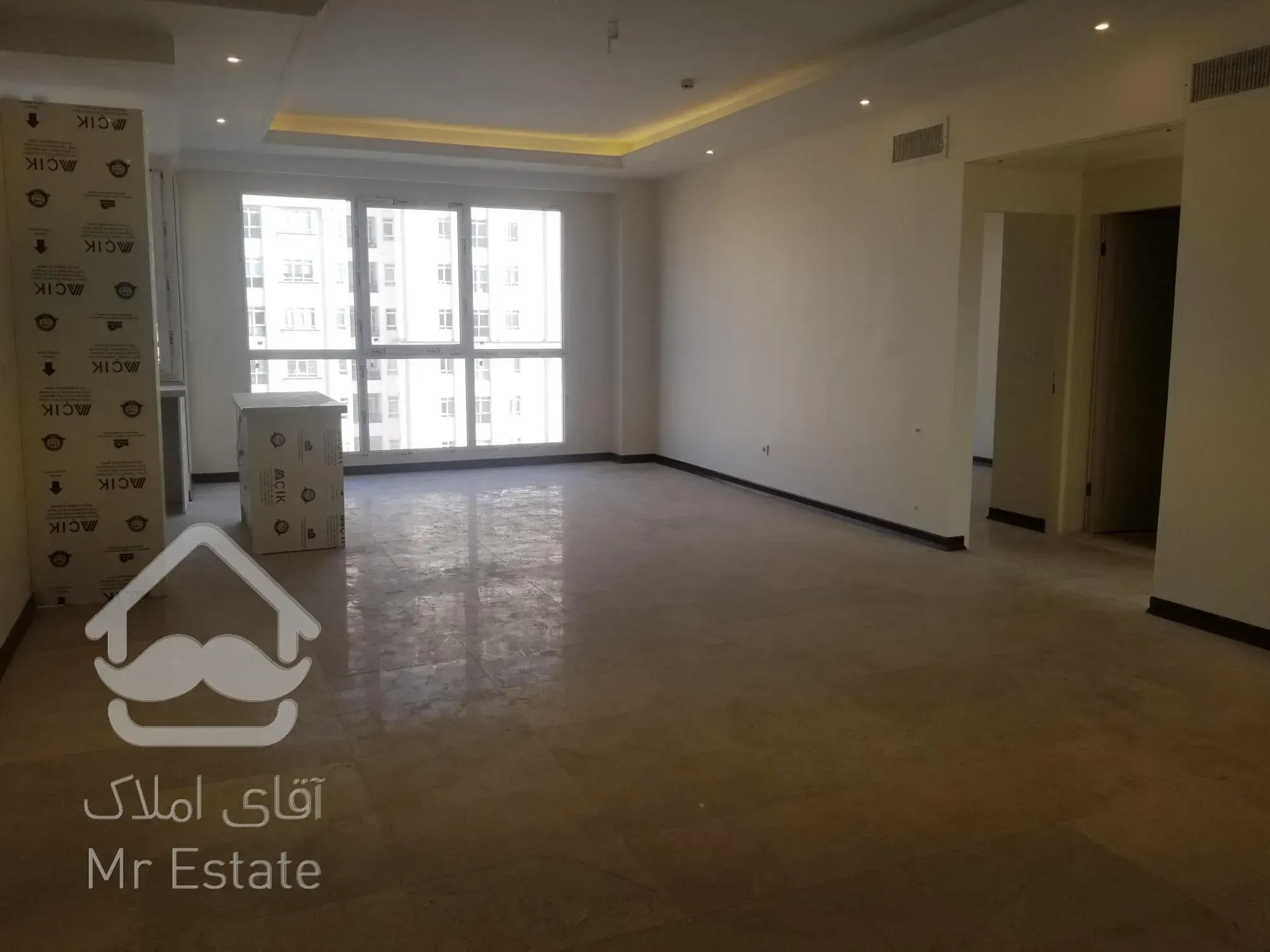 ۹۰ متر دوخواب سالن پرده خور فول فردوس غرب