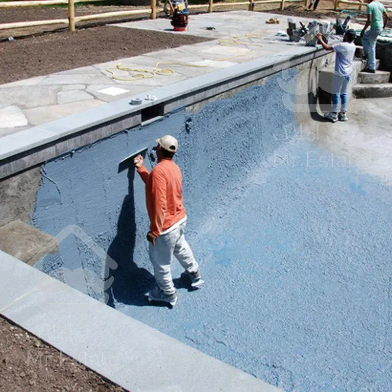 عایق بندی استخرشمابااانواع رنگ های عایق وآنتی جلبک