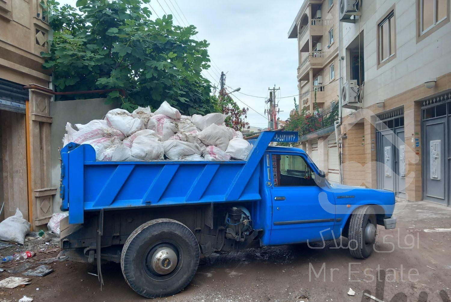 حمل نخاله شن و ماسه با نیسان کمپرسی فروش نخاله