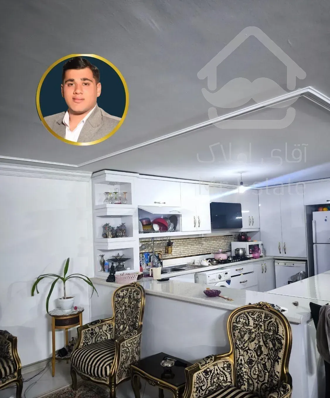 ۱۴۳ متری ۳ خوابه همکف / پارکینگ رمپ