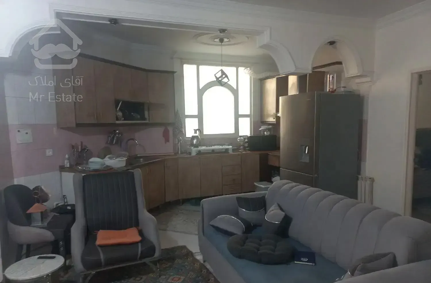 آپارتمان ۶۰ متری ۱ خوابه همکف جنت‌آباد مرکزی