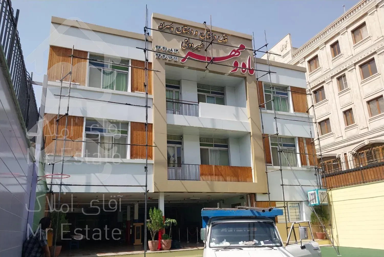 داربست نما تابلو استاد کار متری بندی