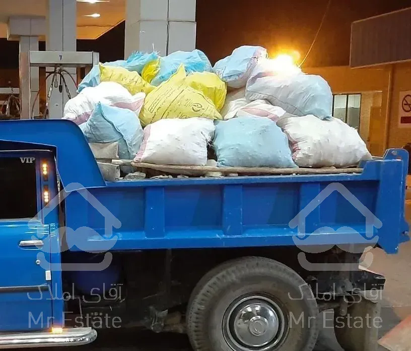 حمل نخاله ناخاله ماسه مصالح ساختمانی نیسان کمپرسی